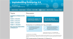 Desktop Screenshot of implementingenterprise2.com